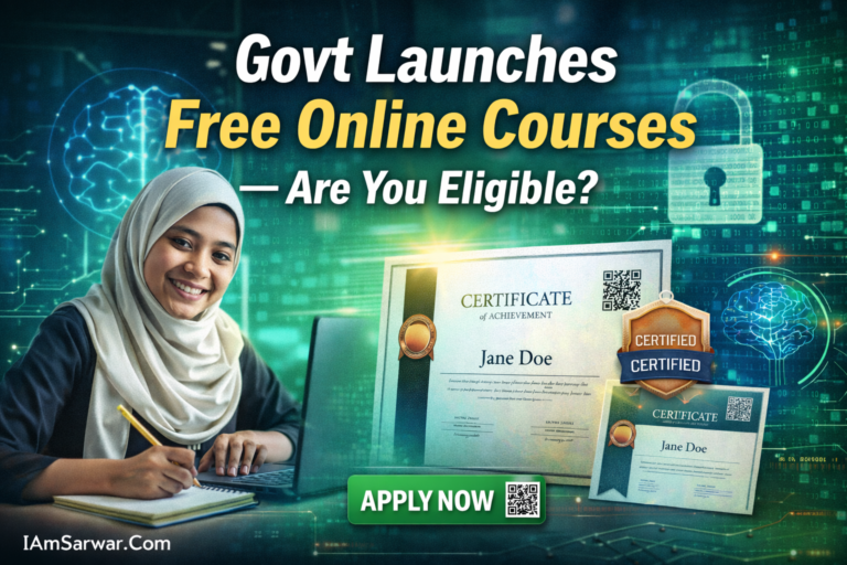 Govt Launches Free Online Courses  — Are You Eligible?